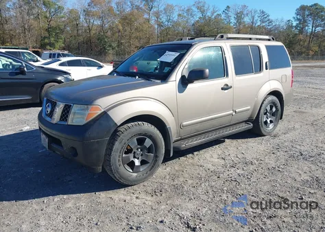 2007 Nissan Pathfinder Se z USA, uszkodzony, nr VIN 5N1AR18UX7C602917